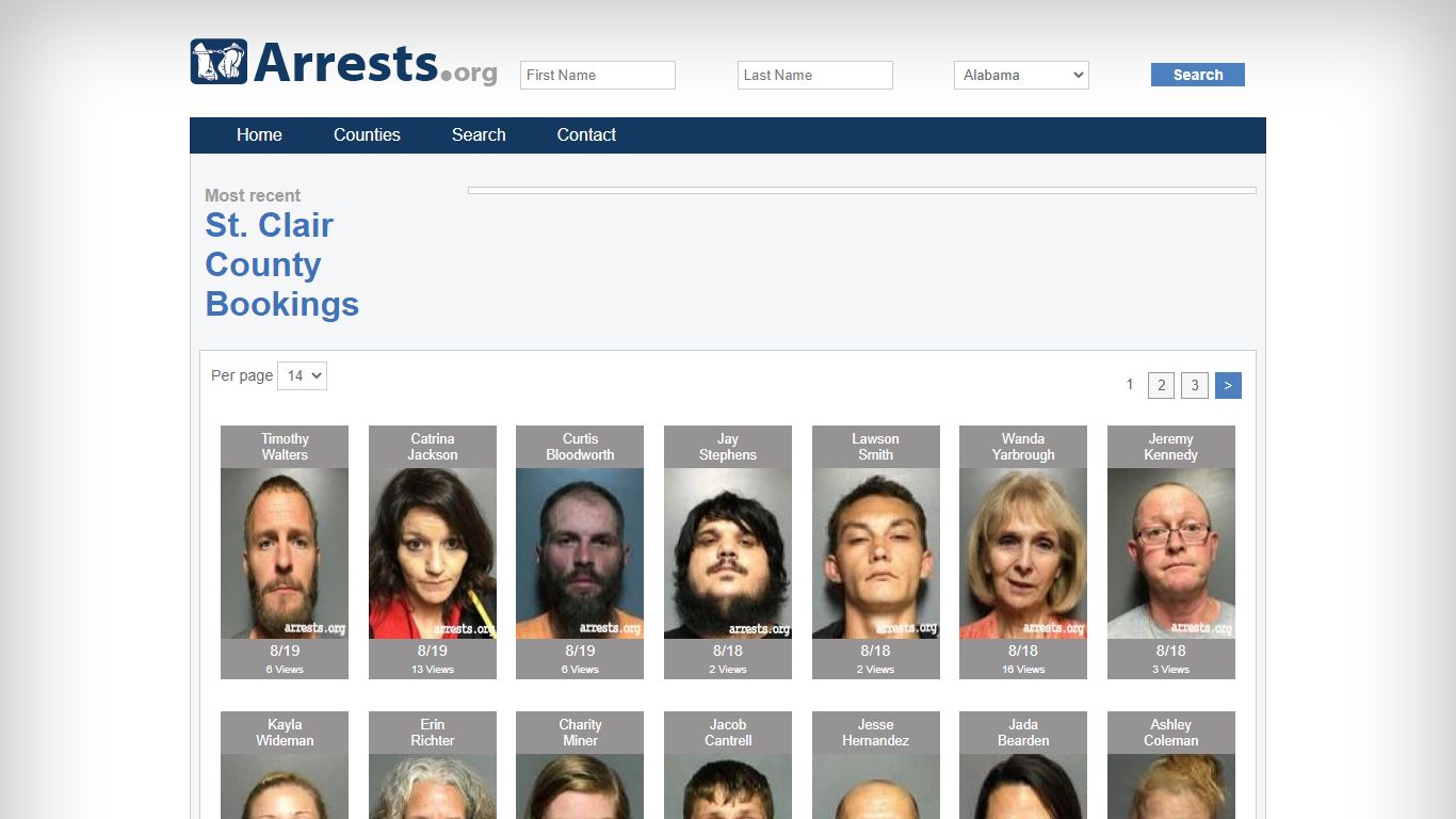 St. Clair County Arrests and Inmate Search